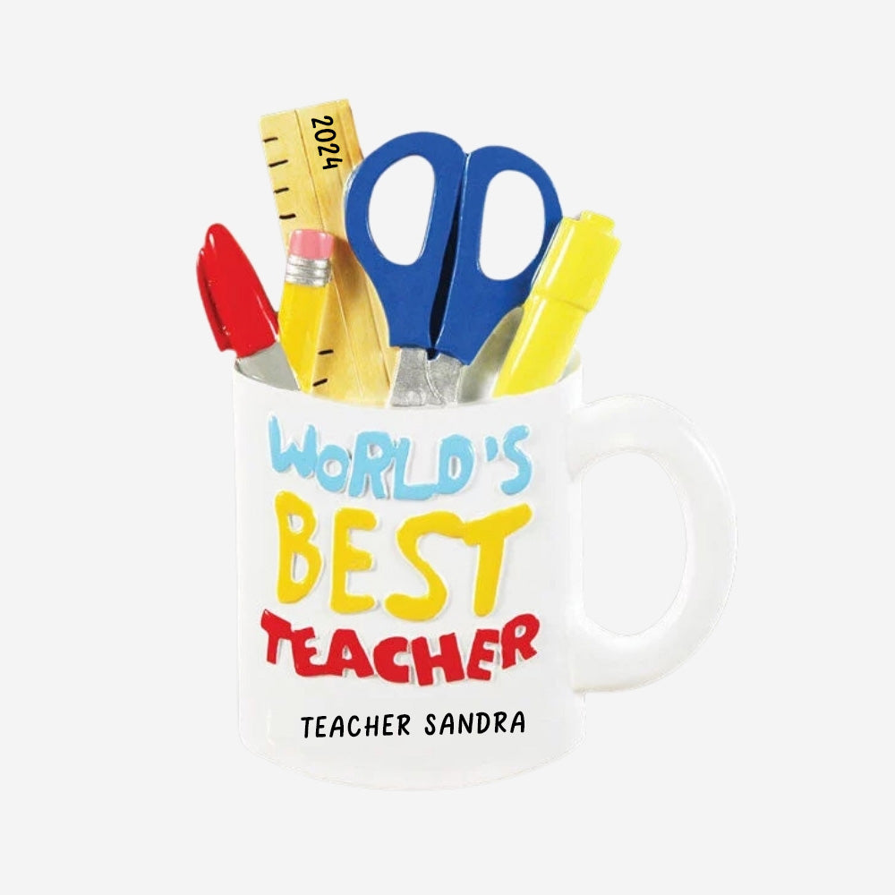 Taza "World's Best Teacher"